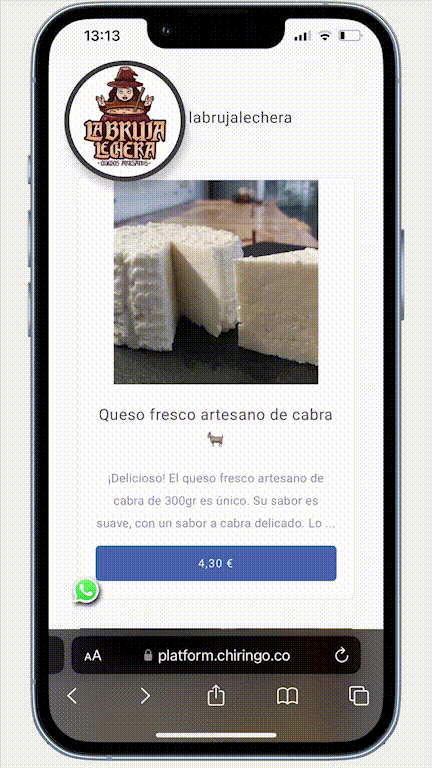 LaBrujaLechera Chiringo WhatsApp Store